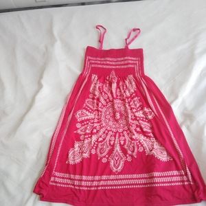 Hot pink sundress